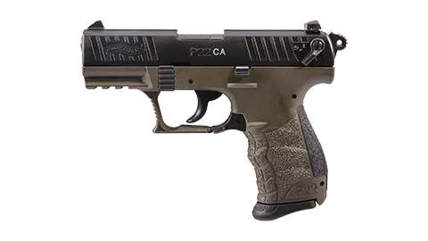 P22 3.42" Military 10RD 22LR California 0
